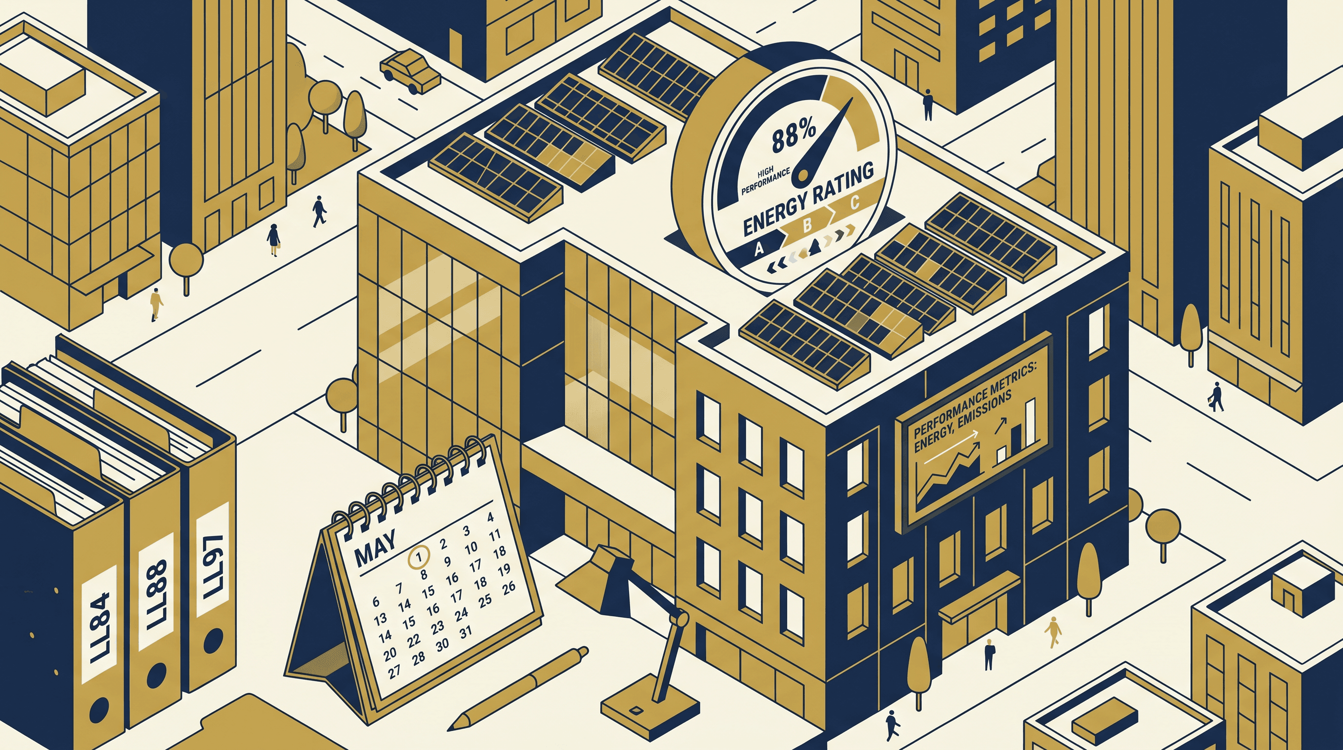 NYC sustainability law deadlines May 2026 for Local Law 84 88 and 97