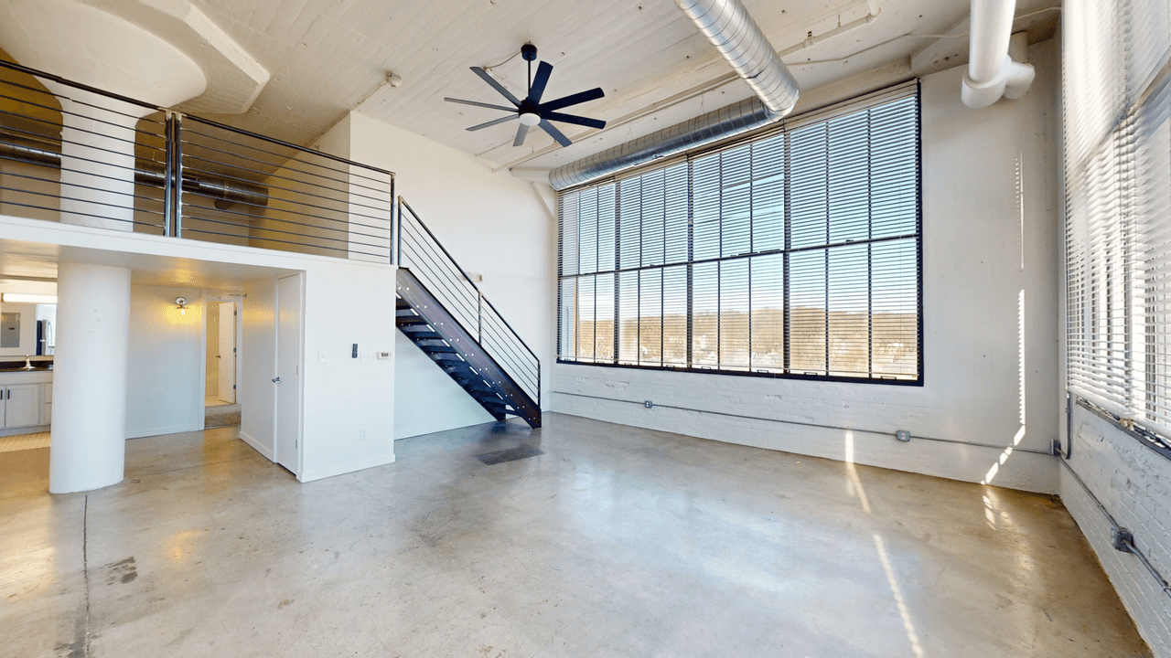 Empty NYC apartment interior — the type of unit commonly subject to rent stabilization
