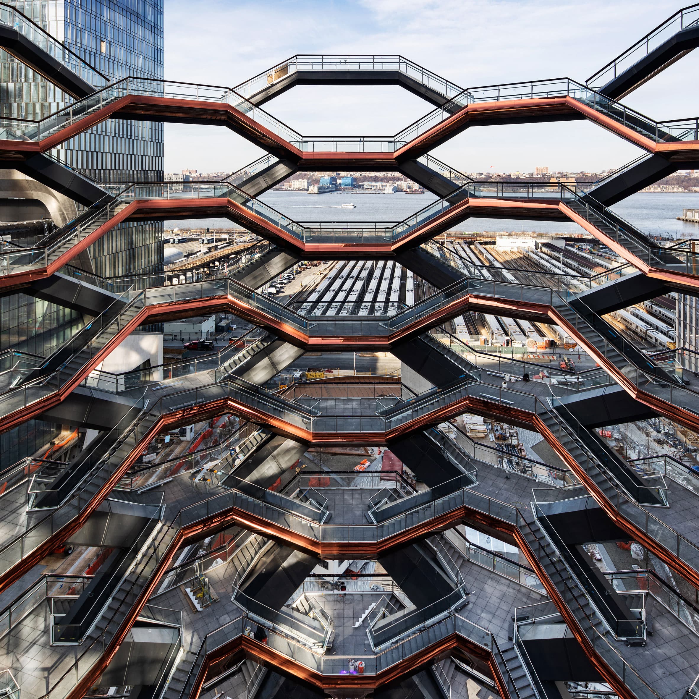 Hudson Yards in Manhattan — a modern development subject to Local Law 97 emissions rules